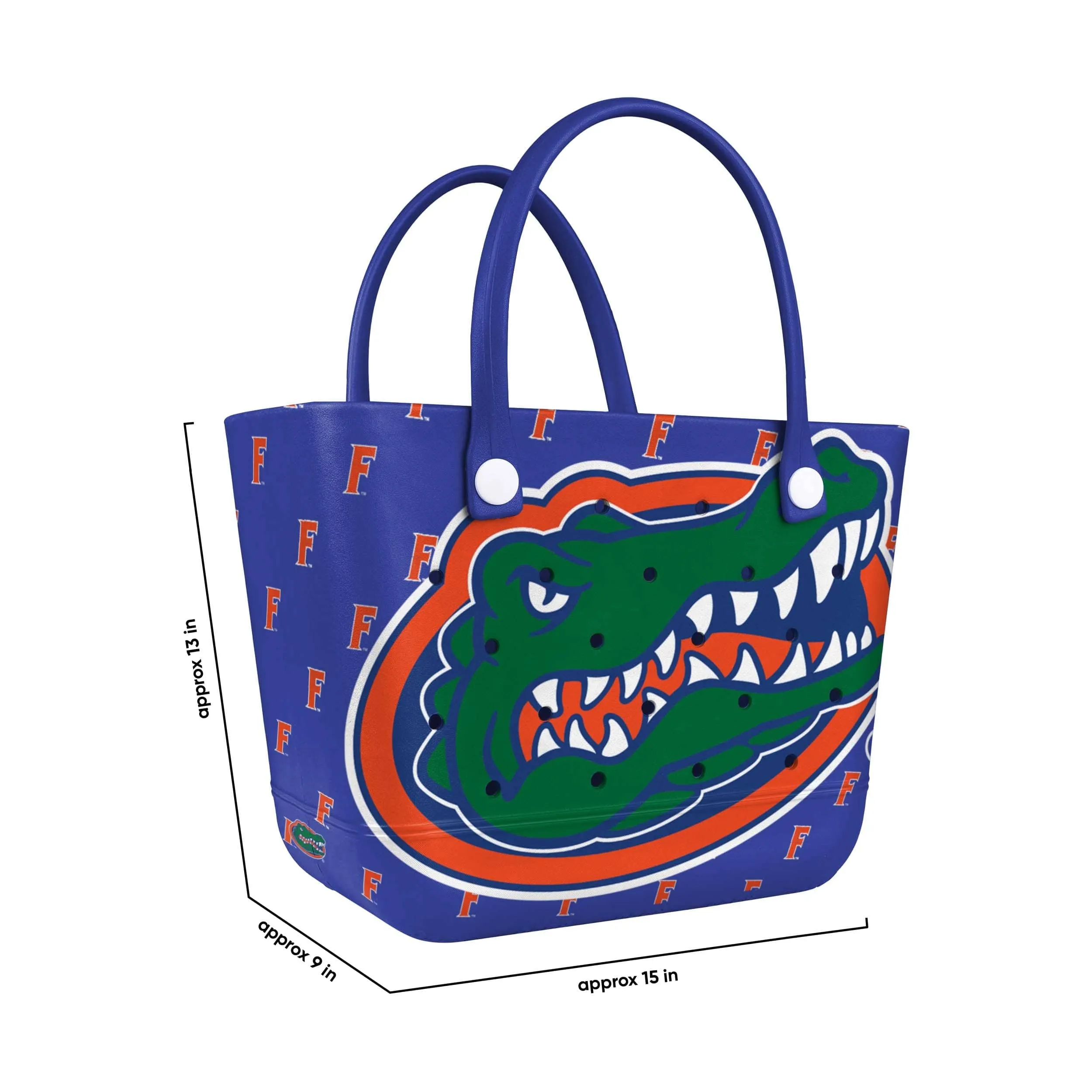 Florida Gators NCAA Big Logo Mini Print Tailgate Tote Bag (PREORDER - SHIPS LATE JANUARY)