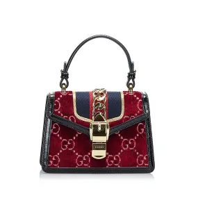 Gucci Sylvie Mini Red Velvet